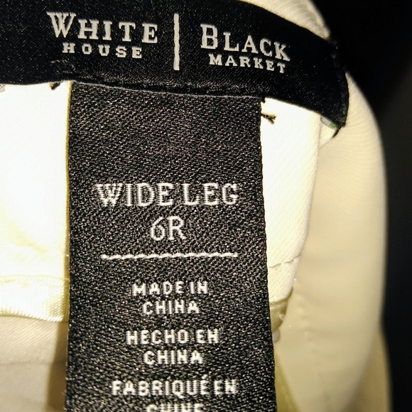 White House Black Market wide leg dress pants - Picture 2 of 8